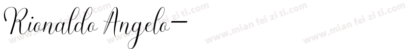 Rionaldo Angelo字体转换